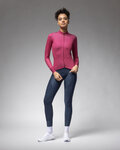 ALÉ Cycling winter long sleeve jersey - PR-E FOLLOW ME 2.0 LADY - pink