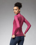 ALÉ Cycling winter long sleeve jersey - PR-E FOLLOW ME 2.0 LADY - pink