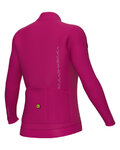 ALÉ Cycling winter long sleeve jersey - PR-E FOLLOW ME 2.0 LADY - pink