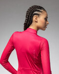 ALÉ Cycling winter long sleeve jersey - PR-E FOLLOW ME 2.0 LADY - pink