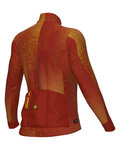 ALÉ Cycling winter long sleeve jersey - PR-E STELLAR LADY - red