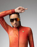 ALÉ Cycling winter long sleeve jersey - PR-E STELLAR LADY - red