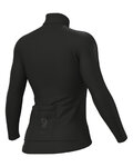 ALÉ Cycling winter long sleeve jersey - R-EV1 WARM RACE 2.0 LADY - black