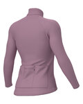 ALÉ Cycling winter long sleeve jersey - R-EV1 WARM RACE 2.0 LADY - purple