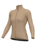 ALÉ Cycling winter long sleeve jersey - R-EV1 WARM RACE 2.0 LADY - ivory