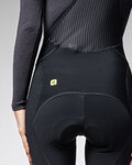 ALÉ Cycling 3/4 length bib shorts - PRAGMA WINTER - black