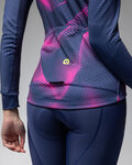ALÉ Cycling thermal jacket - PRAGMA COSMIC - blue