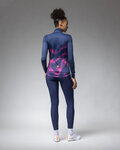 ALÉ Cycling thermal jacket - PRAGMA COSMIC - blue