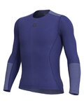 ALÉ Cycling long sleeve t-shirt - INTIMO K-BASE - blue