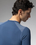 ALÉ Cycling long sleeve t-shirt - INTIMO K-BASE - blue