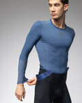 ALÉ Cycling long sleeve t-shirt - INTIMO K-BASE - blue