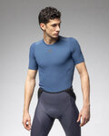 ALÉ Cycling long sleeve t-shirt - INTIMO K-BASE - blue