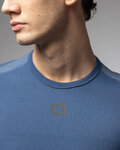 ALÉ Cycling long sleeve t-shirt - INTIMO K-BASE - blue