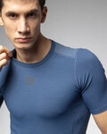 ALÉ Cycling long sleeve t-shirt - INTIMO K-BASE - blue