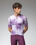 ALÉ Cycling short sleeve jersey - PR-E ARGON - white/purple