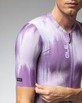 ALÉ Cycling short sleeve jersey - PR-E ARGON - white/purple