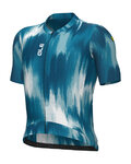 ALÉ Cycling short sleeve jersey - PR-E ARGON - blue/white