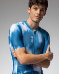 ALÉ Cycling short sleeve jersey - PR-E ARGON - blue/white