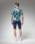 ALÉ Cycling short sleeve jersey - TECHNO PR-E - green/blue