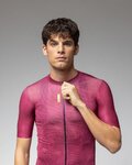 ALÉ Cycling short sleeve jersey - PRAGMA DEEP - pink