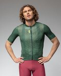 ALÉ Cycling short sleeve jersey - PRAGMA DEEP - green
