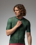 ALÉ Cycling short sleeve jersey - PRAGMA DEEP - green