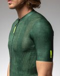 ALÉ Cycling short sleeve jersey - PRAGMA DEEP - green