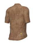 ALÉ Cycling short sleeve jersey - PRAGMA DEEP - brown
