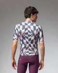 ALÉ Cycling short sleeve jersey - PR-E MULTIVERSO 2.0 - white/blue/pink