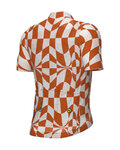 ALÉ Cycling short sleeve jersey - PR-E MULTIVERSO 2.0 - white/orange
