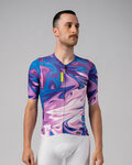 ALÉ Cycling short sleeve jersey - SMOOTHIE - blue/purple