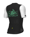 ALÉ Cycling short sleeve jersey - PR-E MEGABYTE 2.0 - black/white