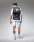 ALÉ Cycling short sleeve jersey - PR-E MEGABYTE 2.0 - black/white