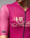 ALÉ Cycling short sleeve jersey - PR-E MEGABYTE 2.0 - bordeaux