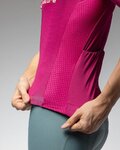 ALÉ Cycling short sleeve jersey - PR-E MEGABYTE 2.0 - bordeaux