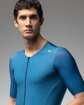 ALÉ Cycling skinsuit - R-EV1 EAGLE - blue/black