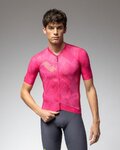 ALÉ Cycling short sleeve jersey - SCHEMA PR-E - pink