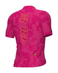 ALÉ Cycling short sleeve jersey - SCHEMA PR-E - pink