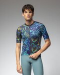 ALÉ Cycling short sleeve jersey - PRAGMA CARAIBI - black/multicolour