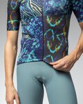 ALÉ Cycling short sleeve jersey - PRAGMA CARAIBI - black/multicolour