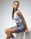 ALÉ Cycling bib shorts - PR-E MASTER GRAPHIC - blue/multicolour