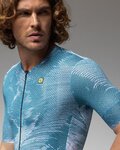 ALÉ Cycling short sleeve jersey - FAN PR-E - blue/white
