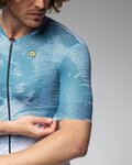 ALÉ Cycling short sleeve jersey - FAN PR-E - blue/white
