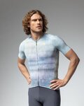 ALÉ Cycling short sleeve jersey - OFF ROAD - GRAVEL TRACCIA - white/blue/purple