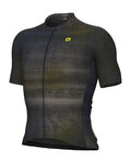 ALÉ Cycling short sleeve jersey - OFF ROAD - GRAVEL TRACCIA - black/yellow/purple