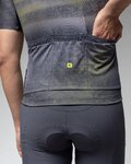 ALÉ Cycling short sleeve jersey - OFF ROAD - GRAVEL TRACCIA - black/yellow/purple