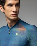 ALÉ Cycling short sleeve jersey - OFF ROAD - GRAVEL TRACCIA - blue