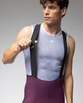 ALÉ Cycling bib shorts - R-EV1 GO - purple