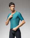 ALÉ Cycling short sleeve jersey - R-EV1 EAGLE - turquoise