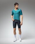 ALÉ Cycling short sleeve jersey - R-EV1 EAGLE - turquoise